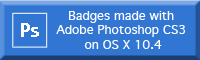 Badges made with Photoshop CS3 on OS X 10.4